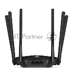 Роутер Mercusys AC1900 Wireless AC Gigabit Router, 600 Mbps at 2.4 GHz + 1300 Mbps at 5 GHz, 6×5dBi Fixed External Antennas with Beamforming, 2× G LAN Ports, 1× G WAN Port, Access Point Mode, 3X3 MU-MIMO, Parental Controls, Guest Network, Smart Connect