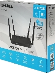 Роутер D-Link DIR-822/RU/E1A, Wireless AC1200 Dual-Band Router with 1 10/100Base-TX WAN port and 4 10/100Base-TX LAN ports.802.11b/g/n compatible, 802.11AC up to 866Mbps,1 10/100Base-TX WAN port, 4 10/100B