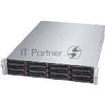 Серверная платформа SuperMicro CSE-826BE1C-R609JBOD 2U SC826B 12 DriveJBOD w/SingleExpander,Redundant600W PS