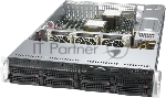 Серверная платформа Supermicro SYS-620P-TR 2U noCPU(2)3rd GenScalable/TDP 270W/no DIMM(18)/SATARAID HDD(8)LFF/2x1GbE/1200W