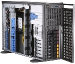 Серверная платформа Supermicro SYS-740GP-TNRT 4U noCPU(2)3rd GenScalable/TDP 270W/no DIMM(16)/ SATARAID HDD(8)LFF/2x10GbE/2x2200W