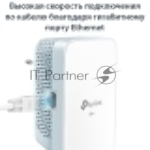 Комплект гигабитных TP-Link Wi‑Fi Powerline адаптеров AV1000 Gigabit Powerline ac Wi-Fi Kit, Dual band 802.11ac Wi-Fi - AC750 dual band Wi-Fi (433Mbps on 5GHz & 300Mbps on 2.4GHz)(TL-WPA7517 & TL-PA7017)