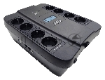 Источник бесперебойного питания Powercom Back-UPS SPIDER, Line-Interactive, LCD, AVR, 1100VA/605W, Schuko, USB, черный (1452054)
