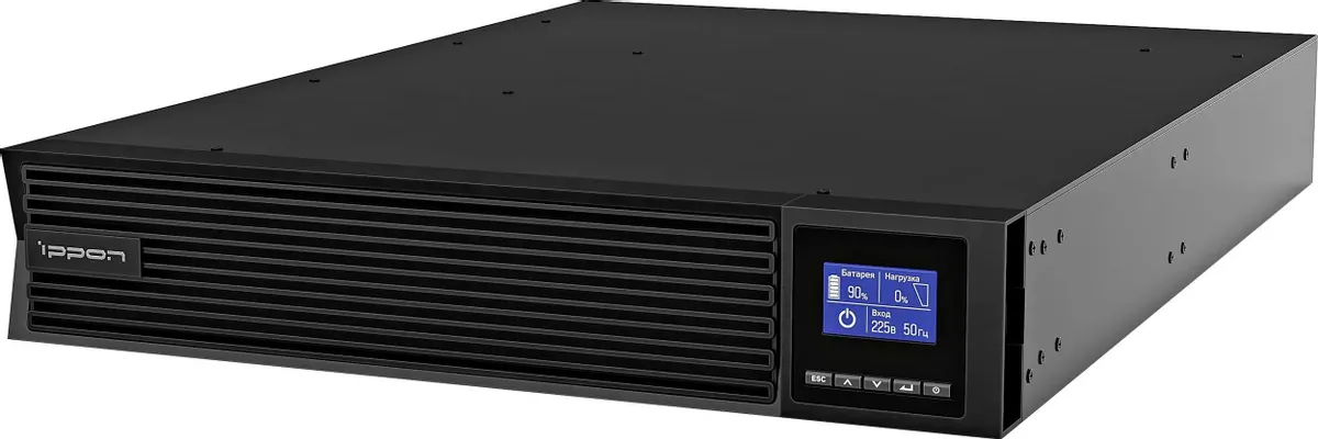 Источник бесперебойного питания Ippon Innova RT II 3000 / 3000 ВА / 3000 Вт / 8 x IEC 320 C13, 1 x IEC 320 С19