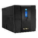 Источник бесперебойного питания ExeGate SpecialPro Smart LLB-1200.LCD.AVR.EURO.RJ <1200VA/750W, LCD, AVR, 4 евророзетки, RJ45/11, Black>