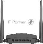 Роутер беспроводной Digma DWR-N301 N300 10/100BASE-TX черный (упак.:1шт)