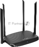 Роутер беспроводной Digma DWR-AC1201 AC1200 10/100BASE-TX черный (упак.:1шт)