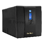 Источник бесперебойного питания ExeGate SpecialPro Smart LLB-1200.LCD.AVR.4SH.USB / 1200 ВА / 750 Вт / 4 x CEE 7 (евророзетка)