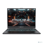 Ноутбук Gigabyte G6 Core i7 12650H 16Gb SSD512Gb NVIDIA GeForce RTX4060 8Gb 16" IPS FHD+ (1920x1200) Free DOS black WiFi BT Cam (KF-G3KZ853SD)