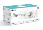 Бесшовный Mesh роутер TP-Link Deco X10 (DECO X10(3-PACK)) AX1500 10/100/1000BASE-TX белый (упак.:3шт)