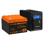 Комплект Источник бесперебойного питания EX295986RUS + батарея 26Aч EX285663RUS 1шт (инвертор, синус, для котла) ExeGate SineTower SZ-600.LCD.AVR.1SH <600VA/360W, чистый синусоида, LCD дисплей, AVR, 1*Schuko, линейно-интерактивный, Black> + батарея ExeGate HRL 12-26 (12В, 26Ач) 1шт