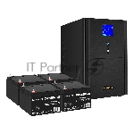 Комплект Источник бесперебойного питания EX295991RUS + батарея 26Aч EX282970RUS 4шт (инвертор, синус, для котла) ExeGate SineTower SZ-5000.LCD.AVR.2SH.1C13.T.RJ.USB <5000VA/4000W, чистый синусоида, LCD дисплей, AVR, 2*Schuko+1*C13+клеммы, RJ45/11, USB, линейно-интерактивный, черный> + батарея ExeGate DT 1226 (12В, 26А·ч) 4шт