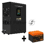 Комплект Источник бесперебойного питания EX295997RUS + батарея 26Aч EX285663RUS 1шт (инвертор, синус, для котла, настенный) ExeGate FineSine SX-1000.LCD.AVR.2SH <1000VA/600W, чистая синусоида, цветной LCD-дисплей, AVR, 2*Schuko, линейно-интерактивный, крепление настенное/универсальное, черный> + батарея ExeGate HRL 12-26 (12В, 26Ач) 1шт