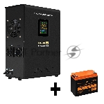 Комплект Источник бесперебойного питания EX295997RUS + батарея 33Aч EX285664RUS 1шт (инвертор, синус, для котла, настенный) ExeGate FineSine SX-1000.LCD.AVR.2SH <1000VA/600W, чистая синусоида, цветной LCD-дисплей, AVR, 2*Schuko, линейно-интерактивный, крепление настенное/универсальное, Black> + батарея ExeGate HRL 12-33 (12В, 33Ач) 1шт