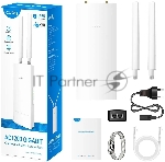 Повторитель беспроводного сигнала Cudy AP1300 Outdoor AC1200 Wi-Fi белый