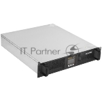 Источник бесперебойного питания On-line ExeGate PowerExpert TL-2000.LCD.AVR.3SH.USB.RS232.SNMP 2000VA/2000W, On-Line, PF=1, LCD, 3*Schuko, RS232, USB, SNMP-slot, встроенные батареи 12V 7.2Ah - 4шт, Tower, металлический корпус, черный