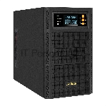 Источник бесперебойного питания On-line ExeGate PowerExpert TL-2000.72V.LCD.AVR.4SH.USB.RS232.SNMP 2000VA/2000W, On-Line, PF=1, LCD, 4*Schuko, RS232, USB, SNMP-slot, встроенные батареи 12V 7.2Ah- 6шт, возможность подключения до 4 внешних батарейных блоков 72В, Tower, металлический корпус, Black