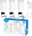 Бесшовный Mesh роутер Cudy M1800(3-Pack) AX1800 10/100/1000BASE-TX белый (упак.:3шт)