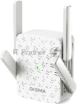 Повторитель беспроводного сигнала Digma D-WR400 AC1200 10/100BASE-TX/Wi-Fi белый