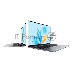 Ноутбук Honor MagicBook X16/16"/IPS/Intel Core i5 13420H/16Gb/512Gb/SSD/Intel UHD Graphics/Без ОС/серый/1.68kg
