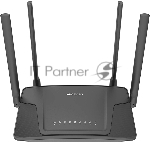 Двухдиапазонный Wi-Fi 6 маршрутизатор AX1500, 1x1000Base-T WAN, 3x1000Base-T LAN, 4 внешние антенны 5 dBi