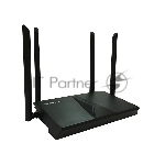 Двухдиапазонный Wi-Fi 6 маршрутизатор AX1800, 1x1000Base-T WAN, 3x1000Base-T LAN, 4 внешние антенны 5 dBi