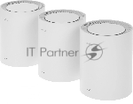 Бесшовный Mesh роутер Cudy M3000 (M3000(3-PACK) WHITE) AX3000 100/1000/2500BASE-T белый (упак.:3шт)