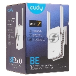 Маршрутизатор Cudy BE3600 WiFi 7 Mesh Repeater BE3600, AP mode, Chipset Broadcom, Cudy Mesh Support, 2880Mbps at 5GHz + 688Mbps at 2.4GHz, 802.11ax/ac/a/b/g/n, 1 Gigabit Ethernet Port, WPS button, Intelligent Signal Light, WPA3, LED control