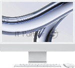 Моноблок Apple iMac A2874 24" 4.5K M3 8 core (4) 8Gb SSD 256Gb 8 core GPU macOS WiFi BT 143W клавиатура мышь Cam серебристый 4480x2520
