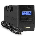 Источник бесперебойного питания ExeGate Smart LB-1000.LCD.AVR.4C13 (1000VA/650W, LCD, AVR, 4*C13, батарея 12V 9Ah, черный)