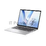 Ноутбук ASUS X1407QA-LY099W 14"(1920x1200 (матовый) IPS)/Qualcoмм Snapdragon X X1-26-100(2.98Ghz)/16Gb/1024PCISSDGb/noDVD/Cam/BT/WiFi/50WHr/war 1y/1.49kg/Cool Silver/Win 11Home