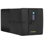 Источник бесперебойного питания ExeGate Smart LB-400.LCD.AVR.2SH (400VA/240W, LCD, AVR, 2*Schuko, батарея 12V 4.5Ah, Black)