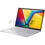 Ноутбук ASUS X1504VA-BQ2684 15.6"(1920x1080 (матовый) IPS)/Intel Core i3 1315U(1.2Ghz)/16Gb/512PCISSDGb/noDVD/Int:Intel UHD Graphics/Cam/BT/WiFi/42WHr/war 1y/1.7kg/Cool Silver/DOS