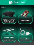 Источник бесперебойного питания Systeme Electric Smart-Save Online SRT SRTSE5KRTXLIG2 / 5000 ВА / 5000 Вт / 5 x IEC 320 C13, 3 x IEC 320 С19