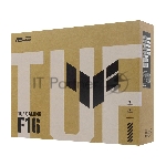 Ноутбук Asus TUF Gaming F16 FX608JMR-RV130 Core i5 14450HX 16Gb SSD 1Tb NVIDIA GeForce RTX 5060 8Gb 16" IPS WUXGA (1920x1200) без ОС grey WiFi BT Cam (90NR0NB1-M007D0)