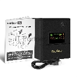 Источник бесперебойного питания ExeGate Smart LB-2000.LCD.AVR.8C13.USB (2000VA/1200W, цветной LCD, AVR, 8*C13, USB, батарея 12V 9Ah - 2 шт., металлический корпус, Black)