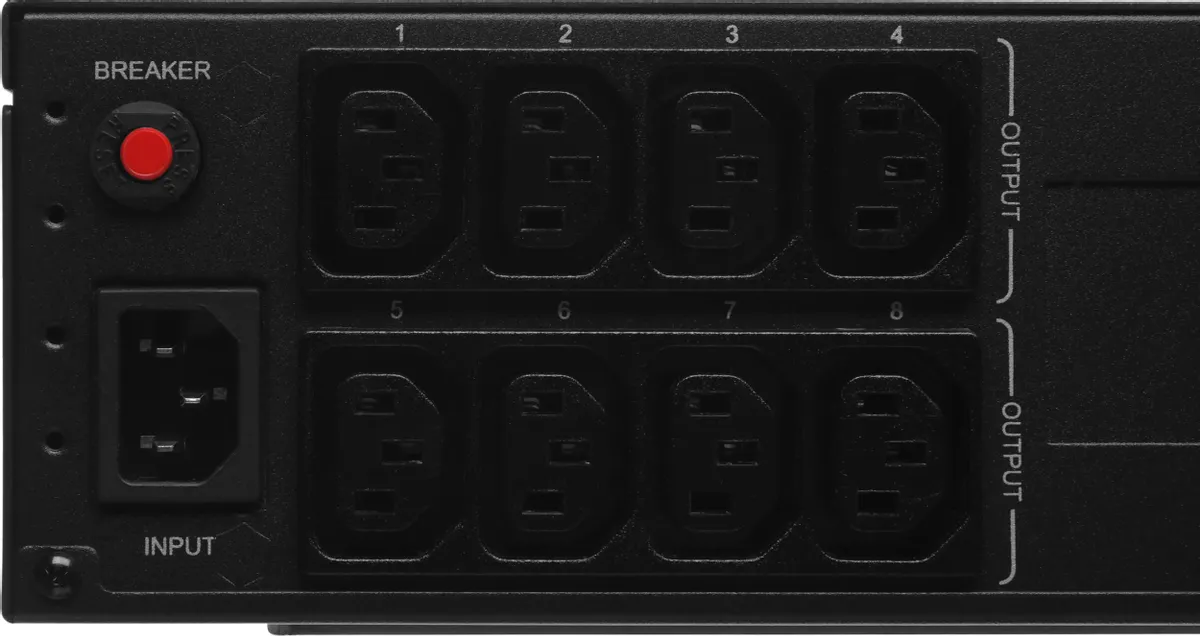 Источник бесперебойного питания Ippon Pacific II 1000 / 1000 ВА / 900 Вт / 8 x IEC 320 C13