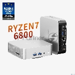 Мини-компьютер GEEKOM A6, GMA6R76800 -16512-EU, AMD Ryzen 7 6800, 16GB+512GB, WIN11 Pro