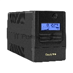 ИБП ExeGate Smart LB-800.LCD.AVR.4C13.USB (800VA/480W, LCD, AVR, 4*C13, USB, батарея 12V 9Ah, Black)