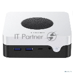 Компьютер Chuwi LarkBox X Intel Core i3 1220P(1.5Ghz)/8192Mb/256SSDGb/Int:Intel UHD Graphics/BT/WiFi/war 1y/0.4kg/Grey+White/Win11Pro + USB2.0*2/USB3.2*2/Type-C*1/HDMI*1/DP*1/RJ45*2/WIFI6,BT5.2/bracket