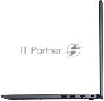 Ноутбук Dell Pro 16/16"/IPS/Intel Core Ultra 7 255U/16Gb/512Gb SSD/Intel Graphics/Linux/серый/1.92kg