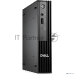 Неттоп Dell Pro Micro i5 14500T (1.7) 8Gb SSD512Gb UHDG Windows 11 Pro GbitEth WiFi BT мышь клавиатура черный (DPM-5811)