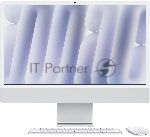 Моноблок Apple iMac A3137 24" 4.5K M4 10 core (4) 16Gb SSD256Gb 10 core GPU macOS WiFi BT 143W клавиатура мышь Cam серебристый 4480x2520