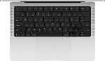 Ноутбук Apple MacBook Pro A3426/14.2"/IPS/Apple M5 Pro 15 core/24Gb/1Tb SSD/Apple 16 core GPU/macOS/серебристый/1.6kg