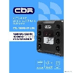 ИБП CBR CRYSTAL CTL-1000 Line Interactive, 1000 VA / 600 W 8 x EURO, 8 с резервированием и фильтрацией, Breaker (CTL-1000B-8F-LDK)
