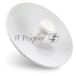 Точка доступа Ubiquiti ISP PBE-M2-400 10/100BASE-TX компл.:параболический отражатель/антенна/крепления/адаптер белый