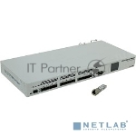 Маршрутизатор Mikrotik CCR1016-12S-1S+ Cloud Core Router 1016-12S-1S+ with Tilera Tile-Gx16 CPU (16-cores, 1.2Ghz per core), 2GB RAM, 12xSFP cages, 1xSFP+ cage, RouterOS L6, 1U rackmount case, Dual PSU, LCD panel