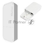 Сетевое оборудование Mikrotik RBwAPG-5HacT2HnD wAP ac built-in 5GHz 802.11an/ac Tripple Chain wireless, RouterOS L4, white outdoor enclosure, PSU, PoE белый