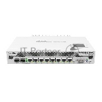 Маршрутизатор Mikrotik CCR1009-7G-1C-1S+PC with Tilera Tile-Gx9 CPU (9-cores, 1Ghz per core), 2GB RAM, 7xGbit LAN, 1x Combo port (1xGbit LAN or SFP), 1x SFP+ cage, RouterOS L6, LCD panel, passive cooling desktop en