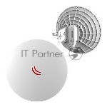 Сетевое оборудование MikroTik RBDynaDishG-5HacD Радиомаршрутизатор (25dBi 8 degree Dual Chain 5Ghz 802.11ac integrated antenna, 720MHz CPU, 128MB RAM, Gigabit Ethernet, POE, PSU, pole mount, RouterOS L3)